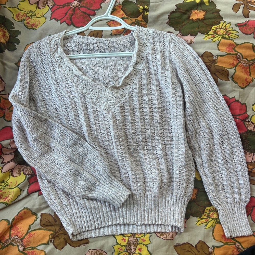 Vintage cotton knit sweater
